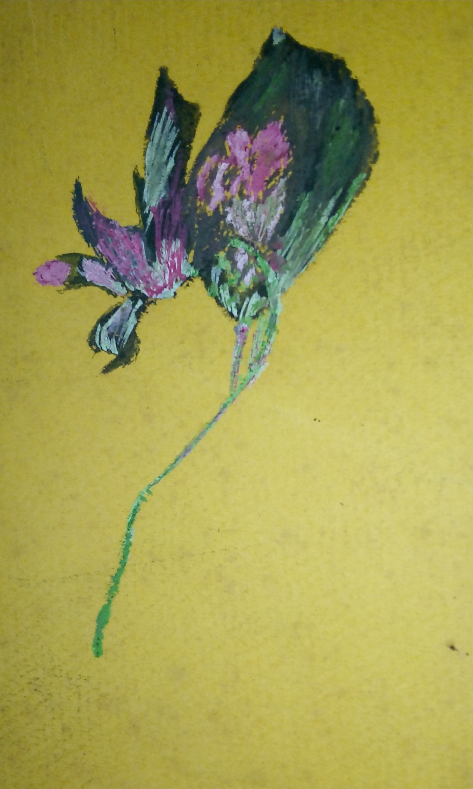 dessin enfantin d'une fleur